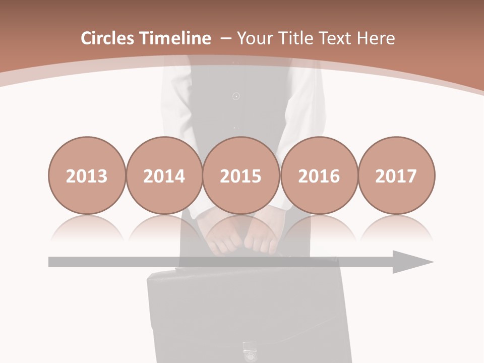 Office Modern Person PowerPoint Template