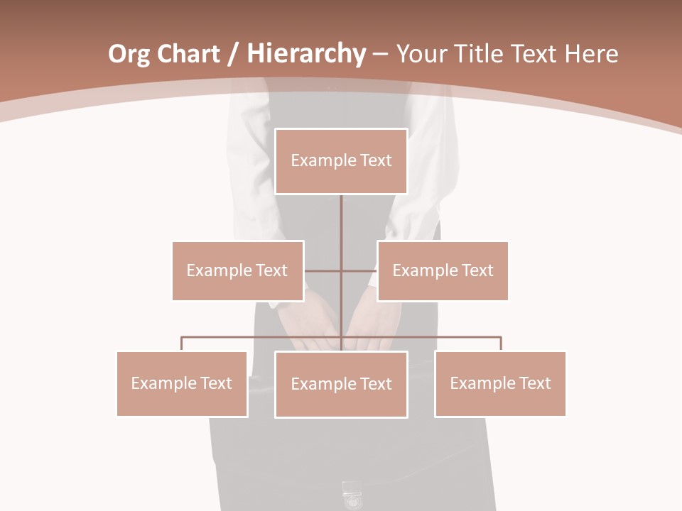 Office Modern Person PowerPoint Template
