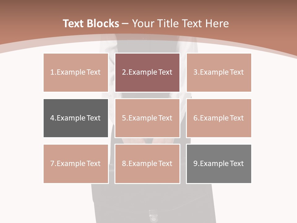 Office Modern Person PowerPoint Template