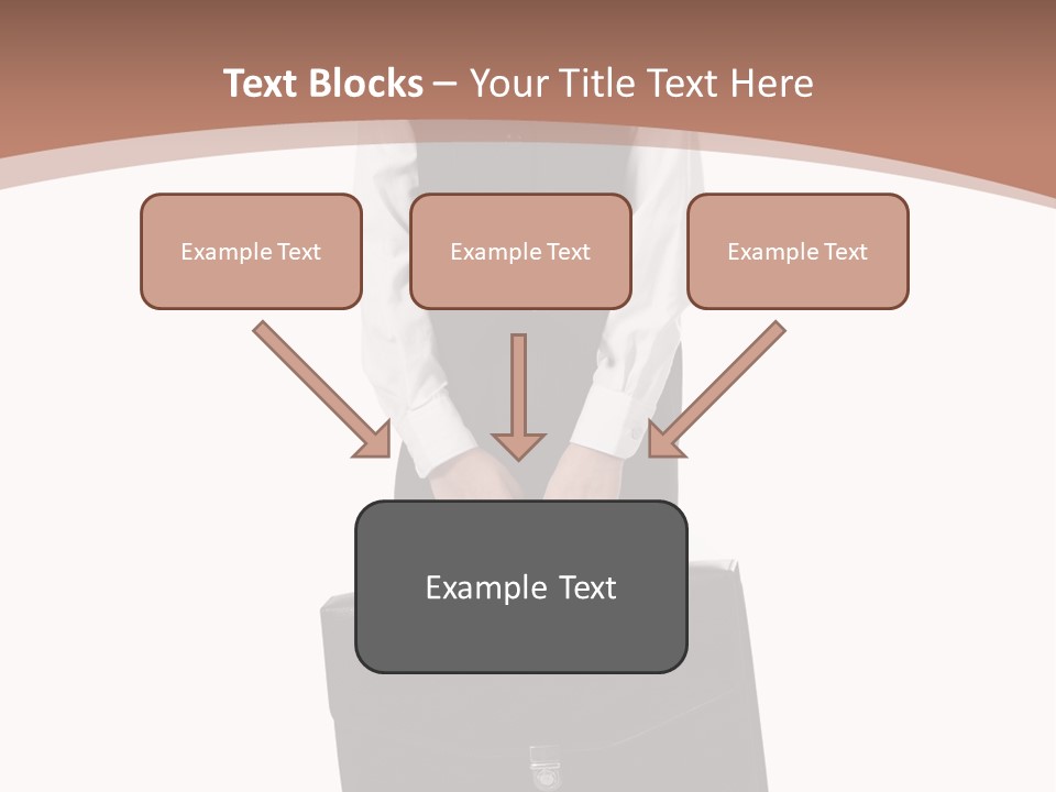 Office Modern Person PowerPoint Template