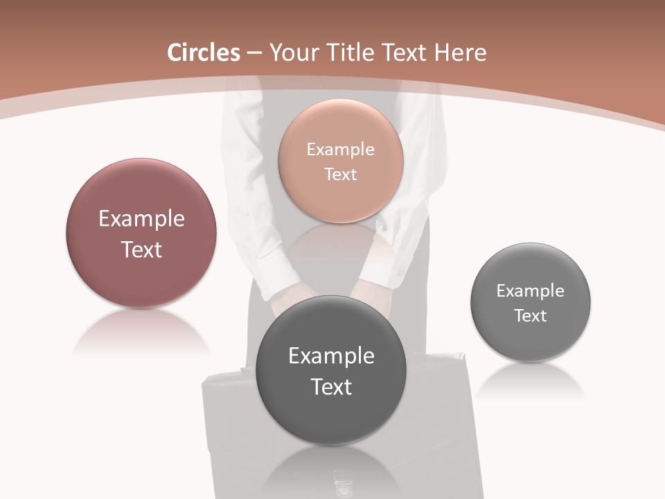 Office Modern Person PowerPoint Template