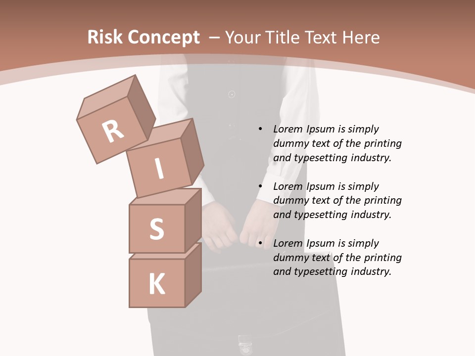 Office Modern Person PowerPoint Template