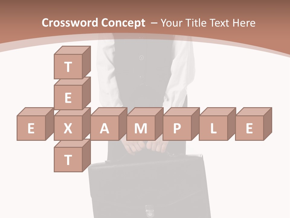 Office Modern Person PowerPoint Template