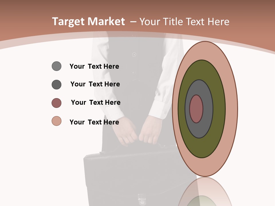 Office Modern Person PowerPoint Template