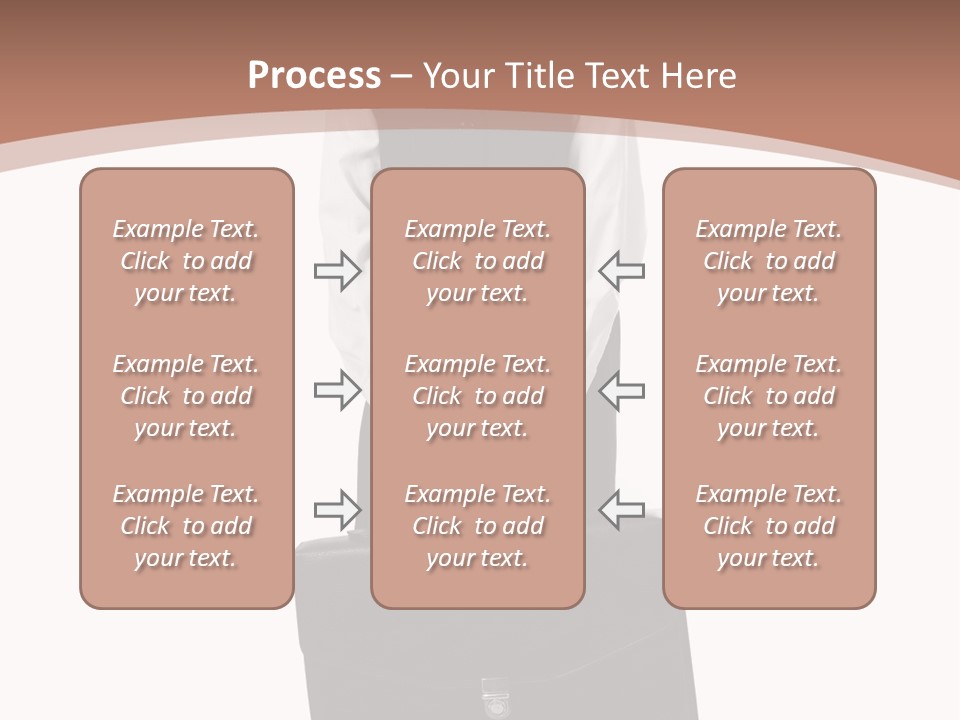Office Modern Person PowerPoint Template
