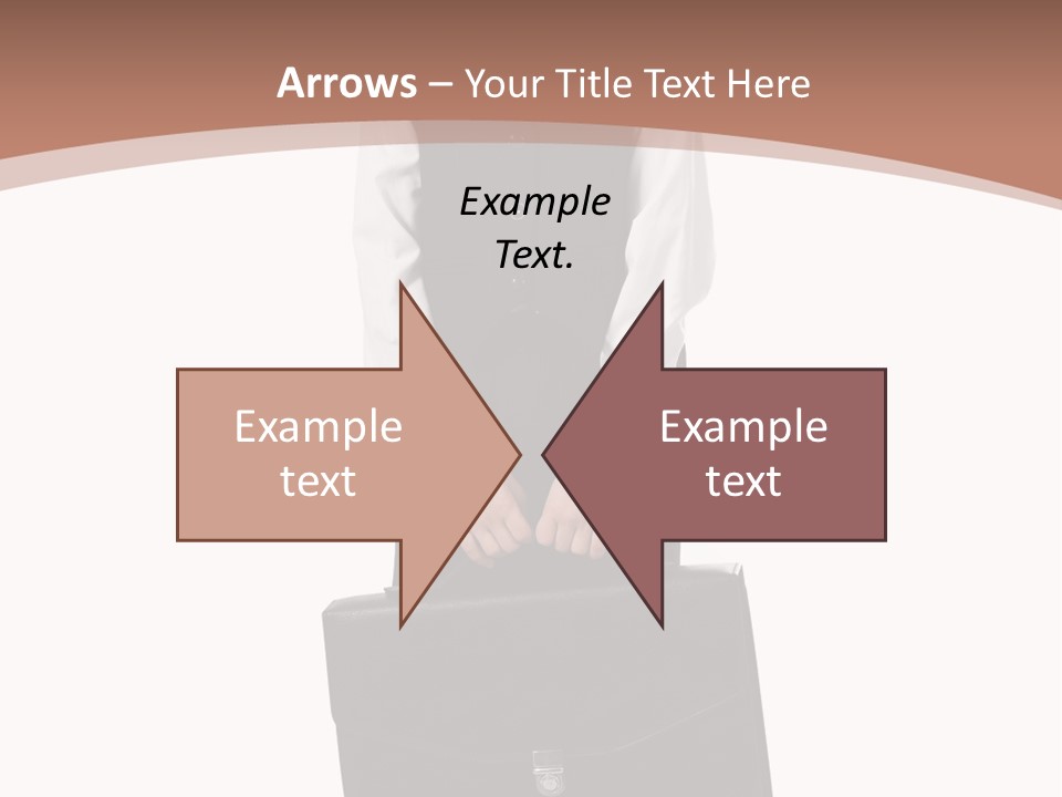 Office Modern Person PowerPoint Template