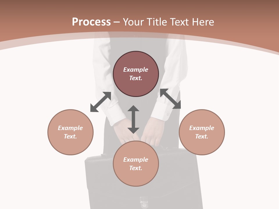 Office Modern Person PowerPoint Template