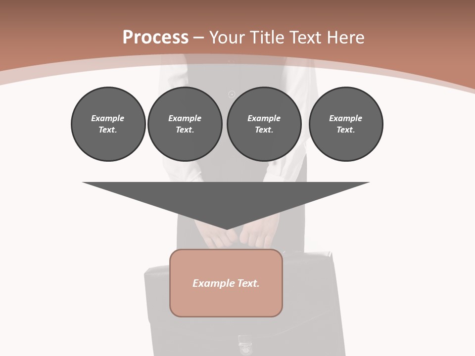 Office Modern Person PowerPoint Template