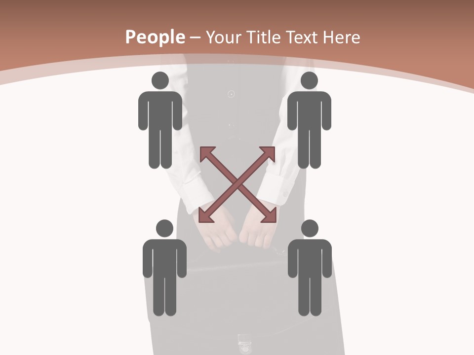 Office Modern Person PowerPoint Template