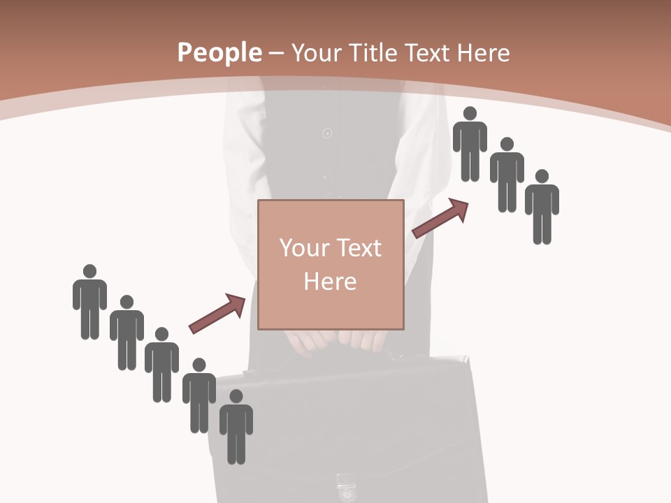 Office Modern Person PowerPoint Template