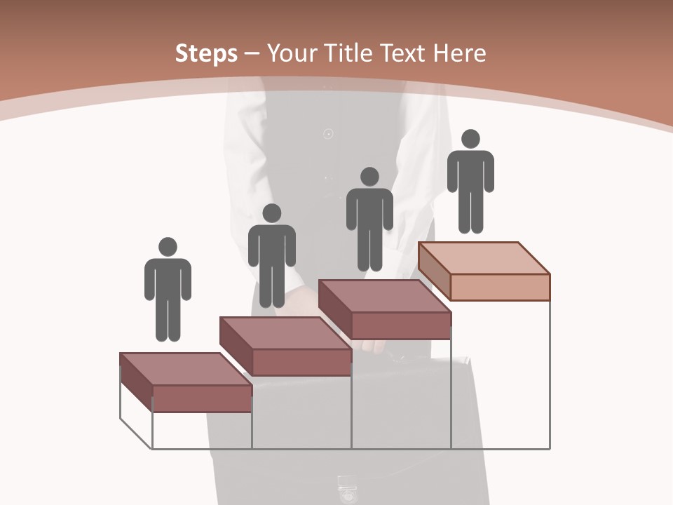Office Modern Person PowerPoint Template