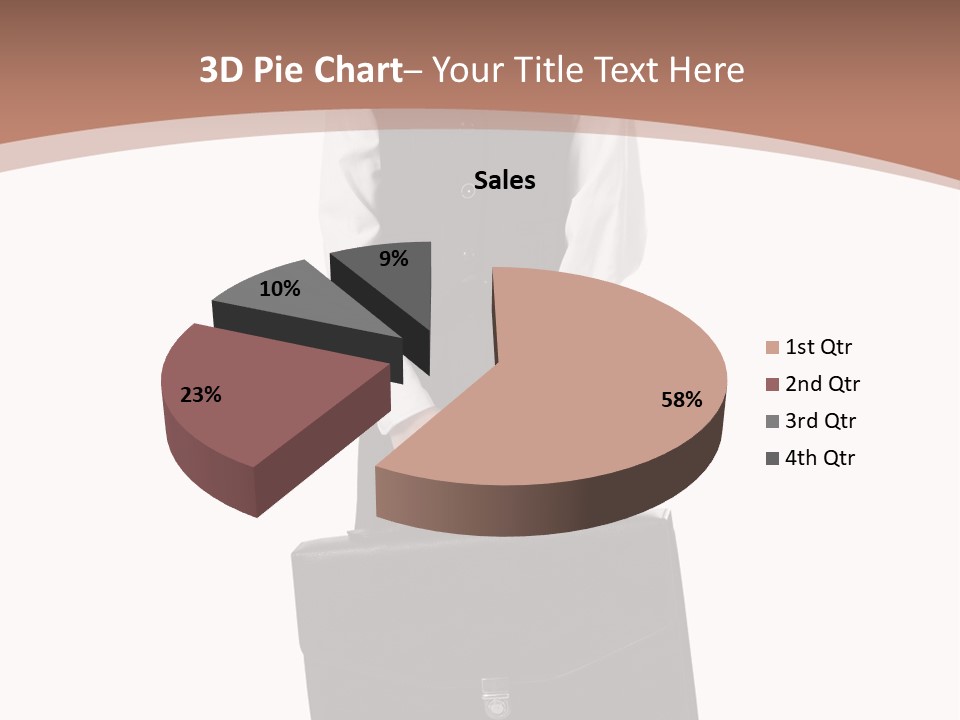 Office Modern Person PowerPoint Template