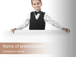 Happiness Presentation Child PowerPoint Template