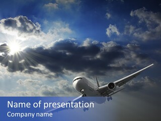 Morning Water Gear PowerPoint Template