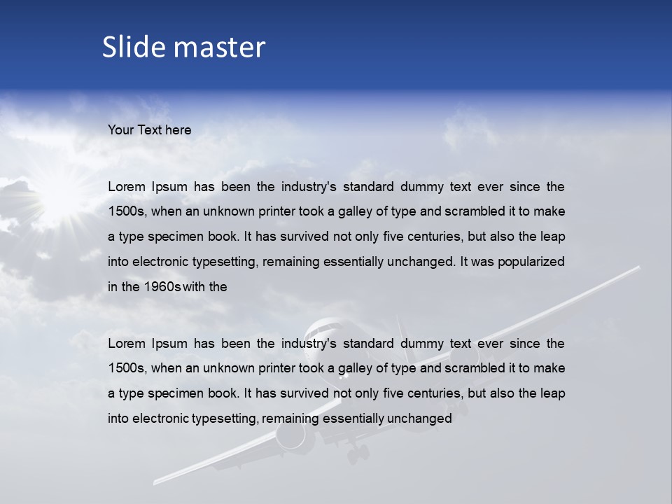 Morning Water Gear PowerPoint Template