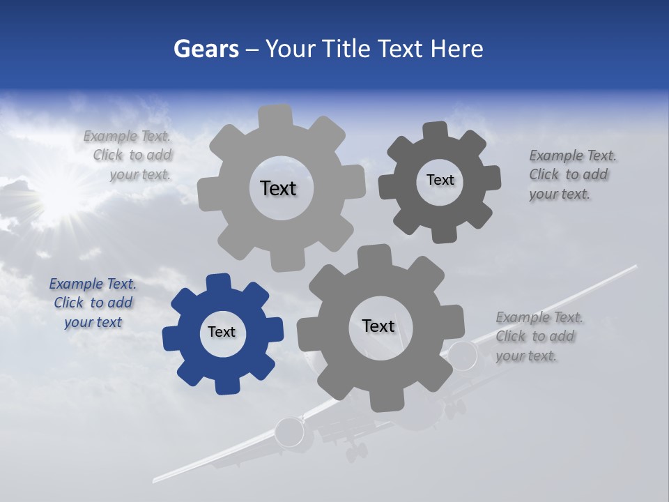 Morning Water Gear PowerPoint Template