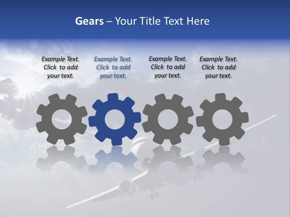 Morning Water Gear PowerPoint Template