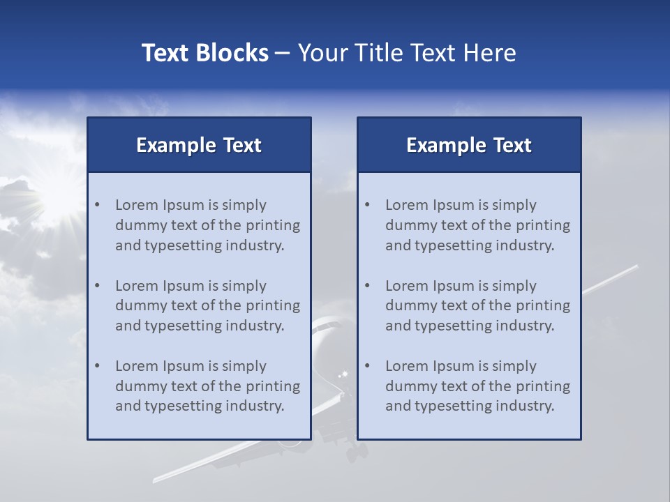 Morning Water Gear PowerPoint Template