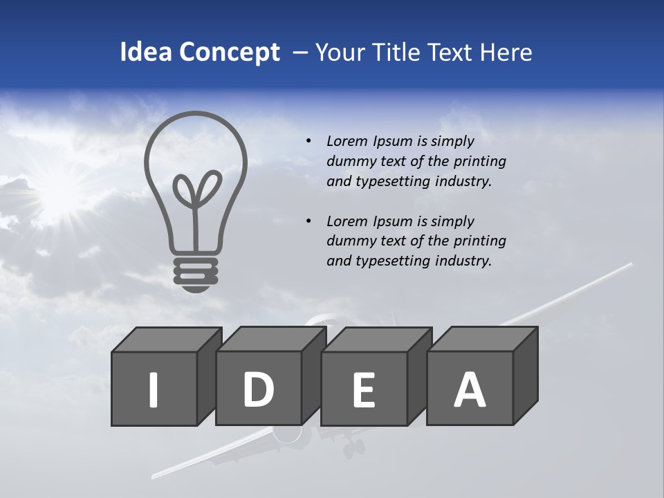Morning Water Gear PowerPoint Template