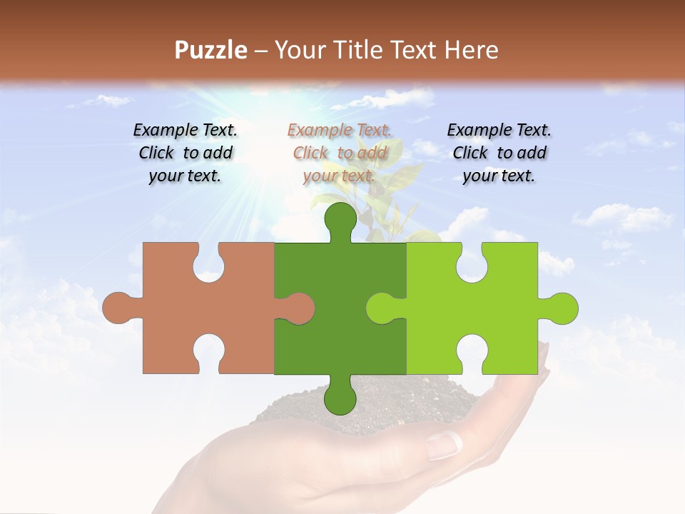 Light Pa Enger Airplane PowerPoint Template