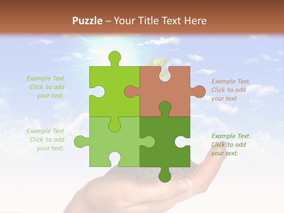 Light Pa Enger Airplane PowerPoint Template