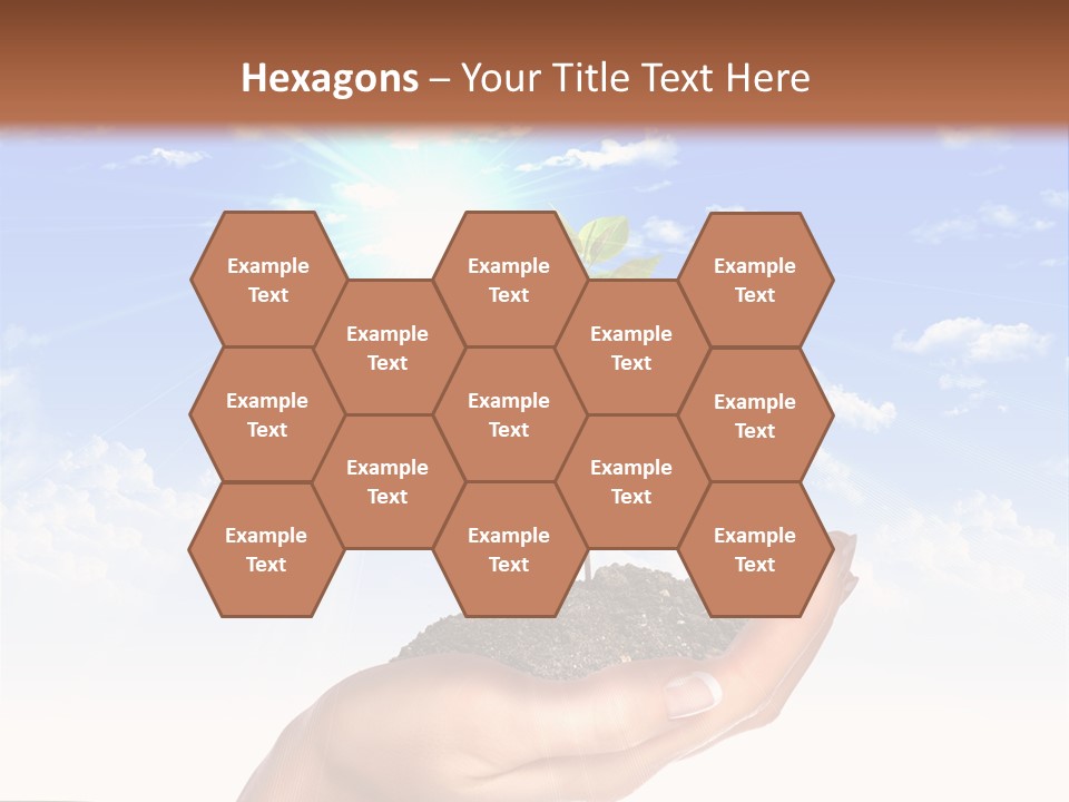 Light Pa Enger Airplane PowerPoint Template