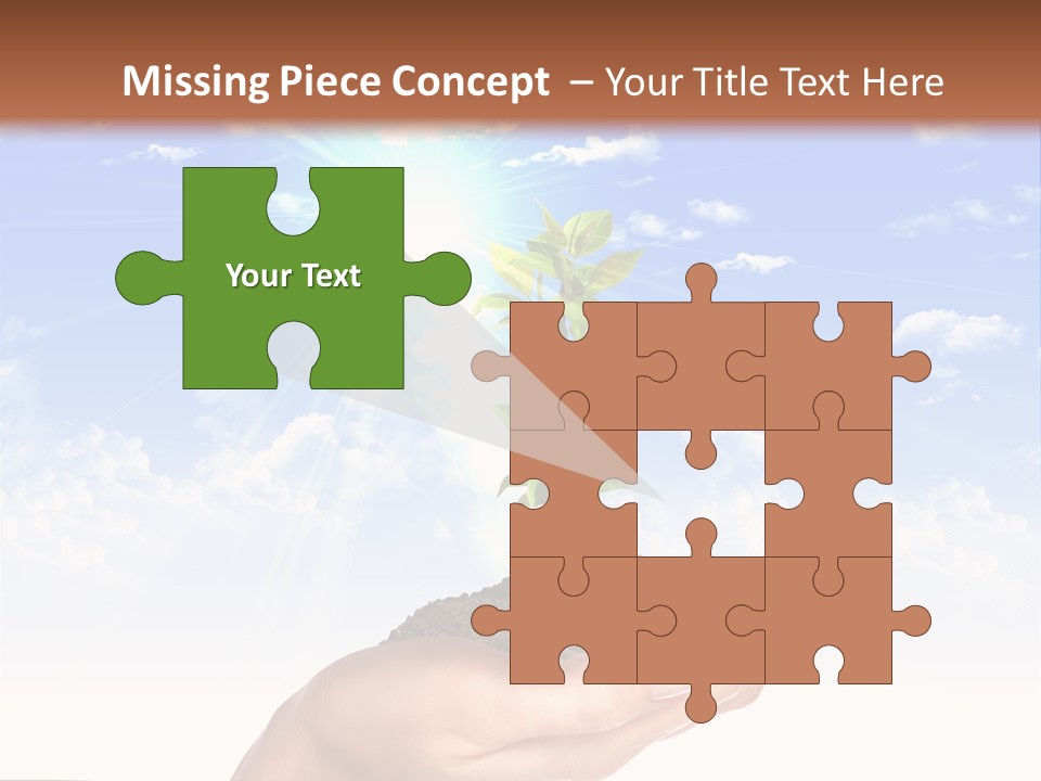 Light Pa Enger Airplane PowerPoint Template