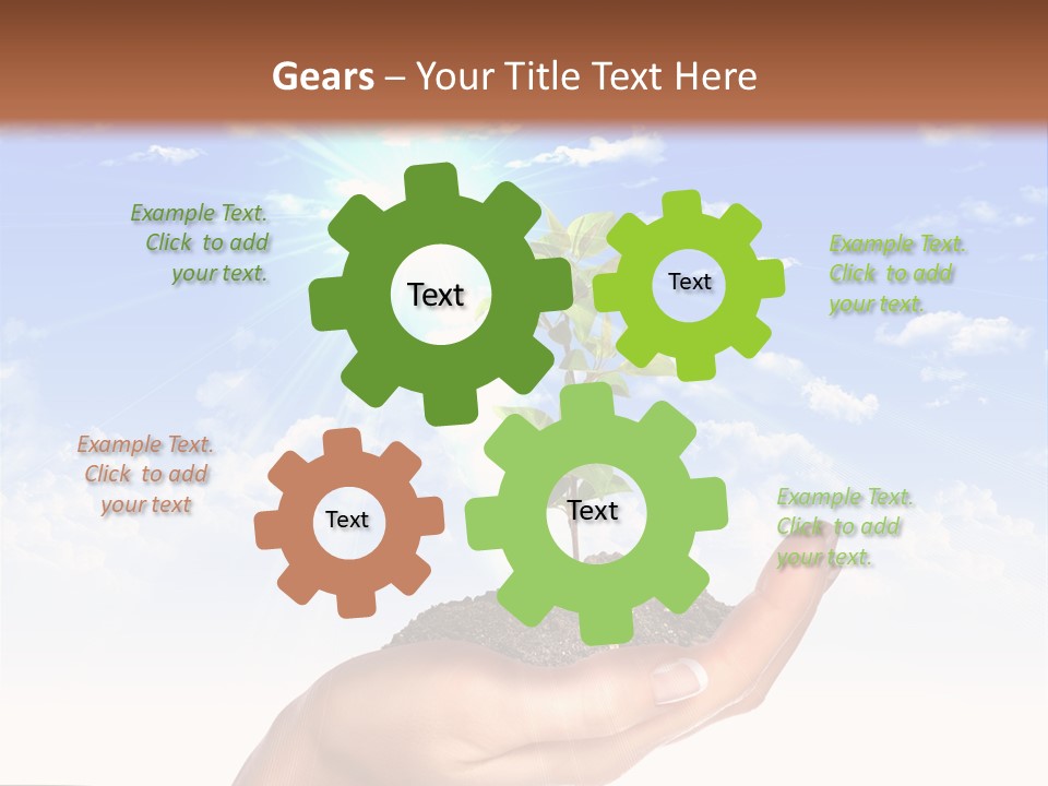 Light Pa Enger Airplane PowerPoint Template