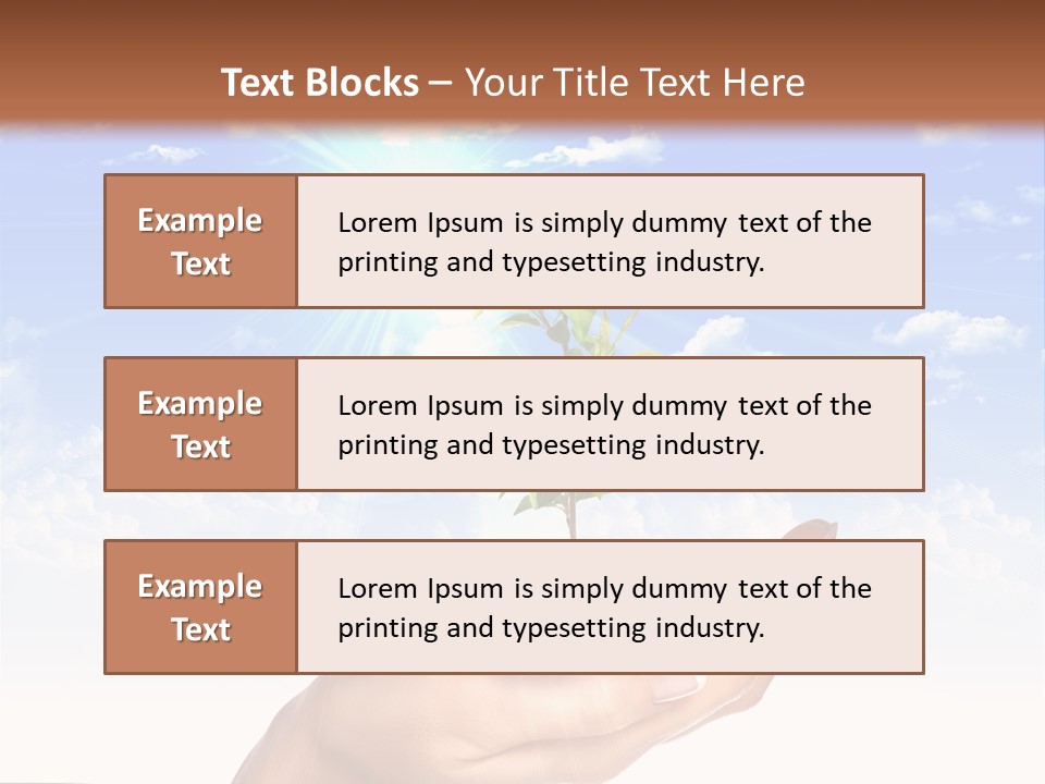 Light Pa Enger Airplane PowerPoint Template