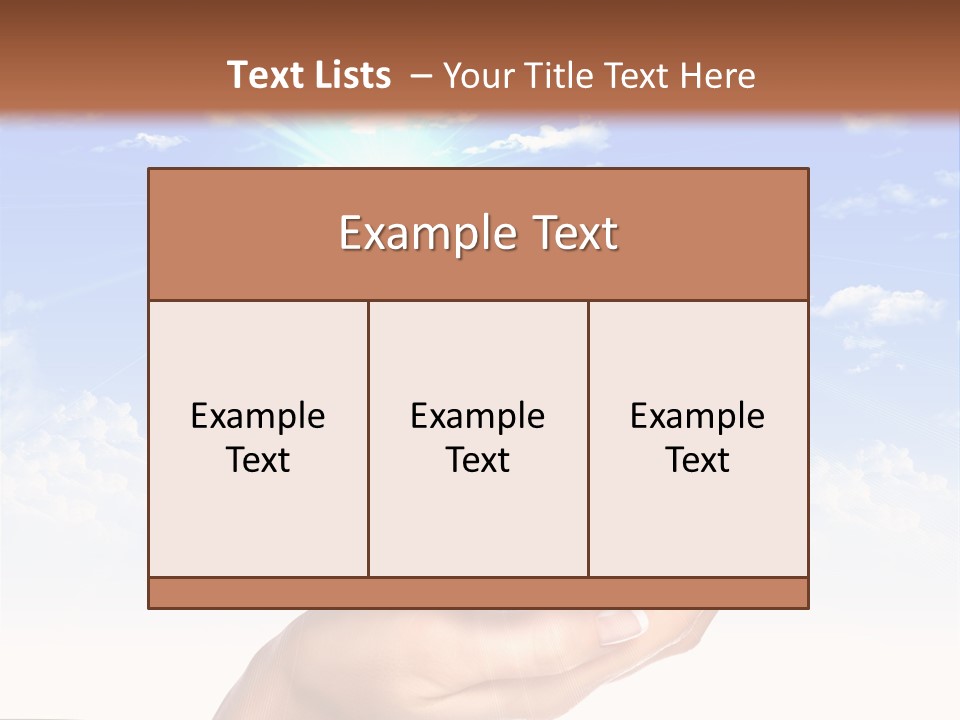 Light Pa Enger Airplane PowerPoint Template
