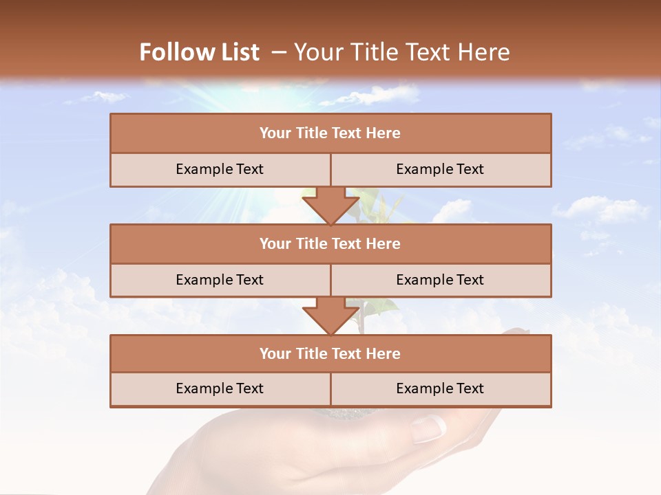 Light Pa Enger Airplane PowerPoint Template