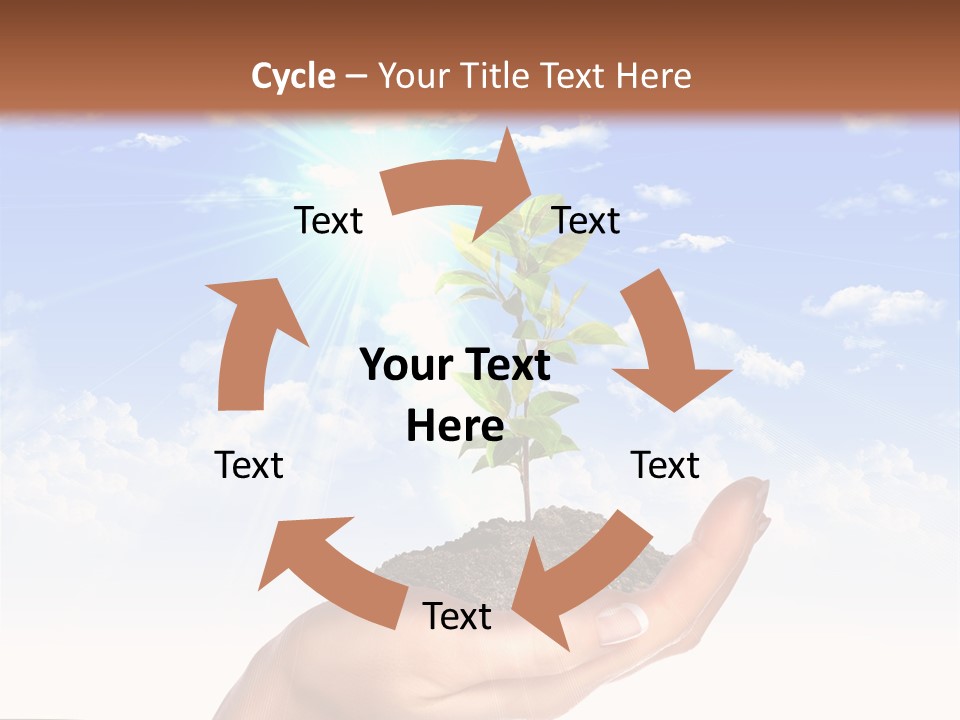 Light Pa Enger Airplane PowerPoint Template