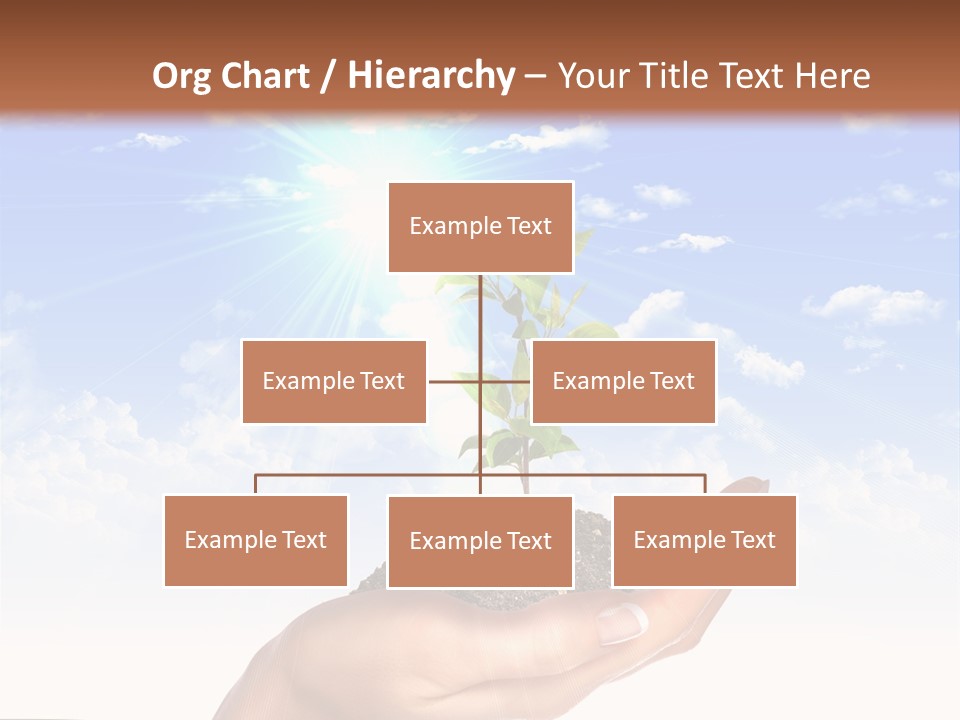 Light Pa Enger Airplane PowerPoint Template