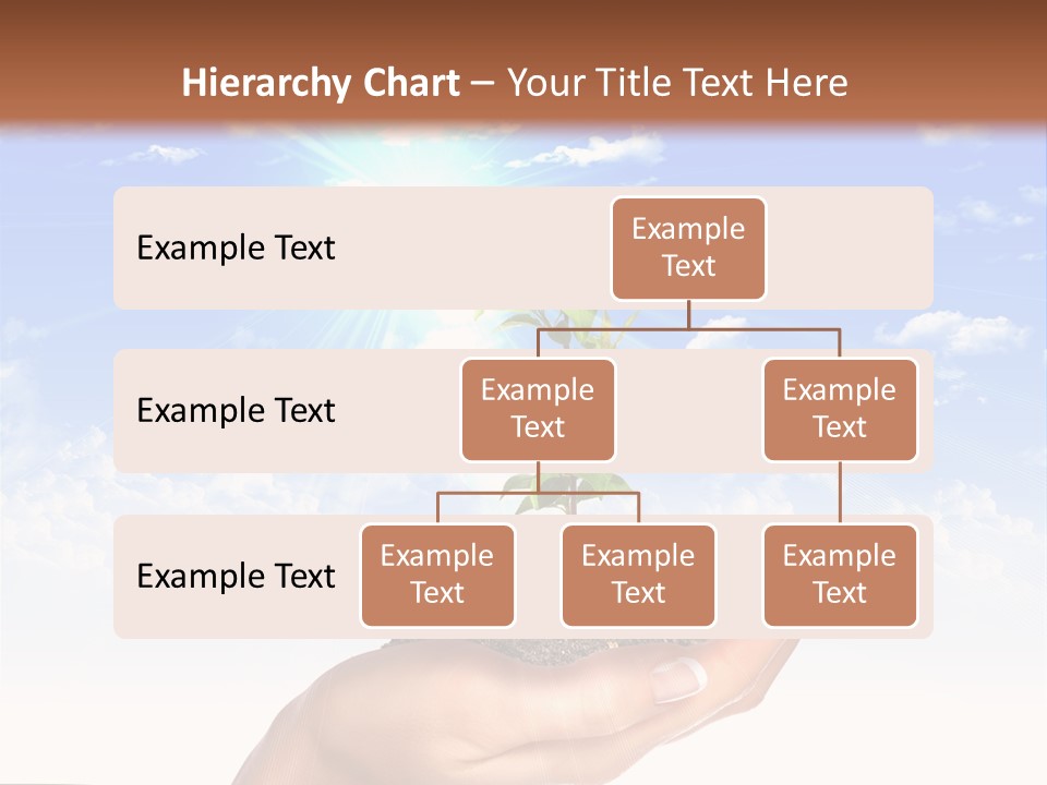 Light Pa Enger Airplane PowerPoint Template