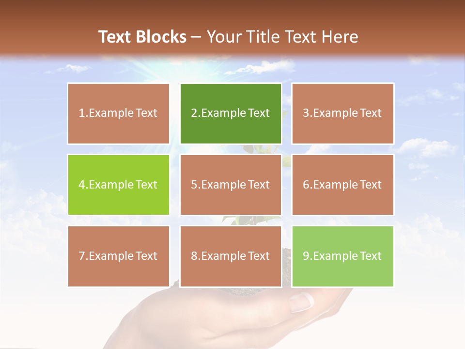 Light Pa Enger Airplane PowerPoint Template