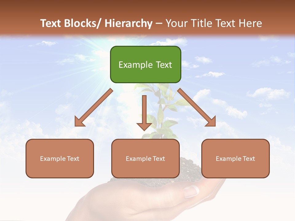 Light Pa Enger Airplane PowerPoint Template