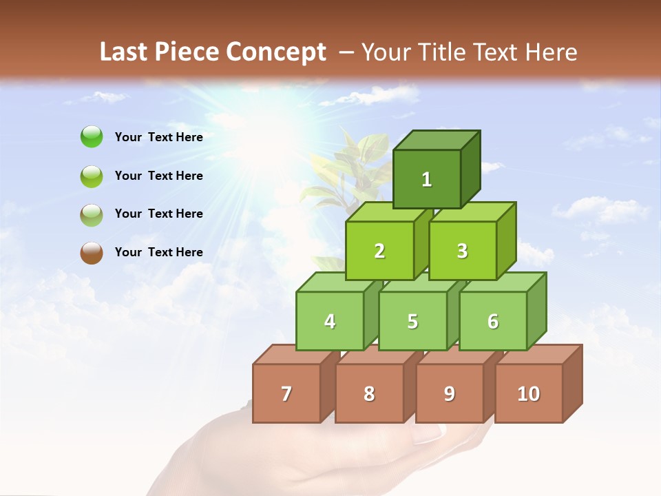 Light Pa Enger Airplane PowerPoint Template