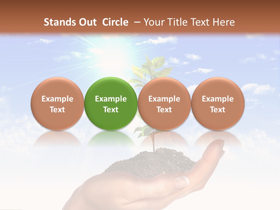 Light Pa Enger Airplane PowerPoint Template