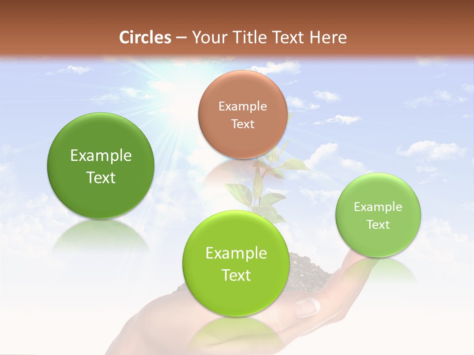 Light Pa Enger Airplane PowerPoint Template