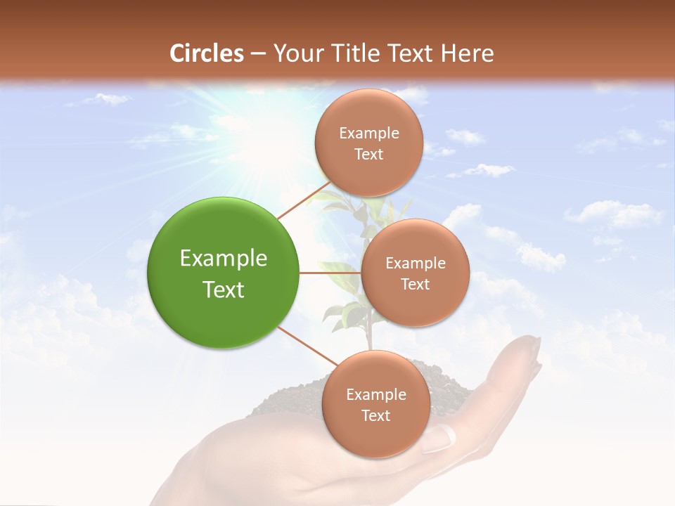 Light Pa Enger Airplane PowerPoint Template