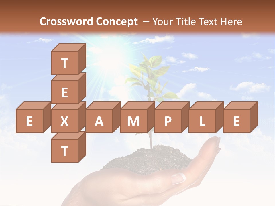 Light Pa Enger Airplane PowerPoint Template