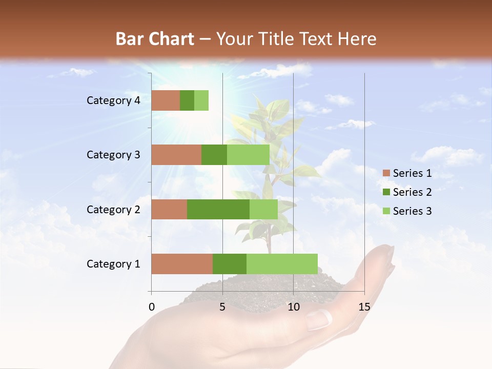 Light Pa Enger Airplane PowerPoint Template