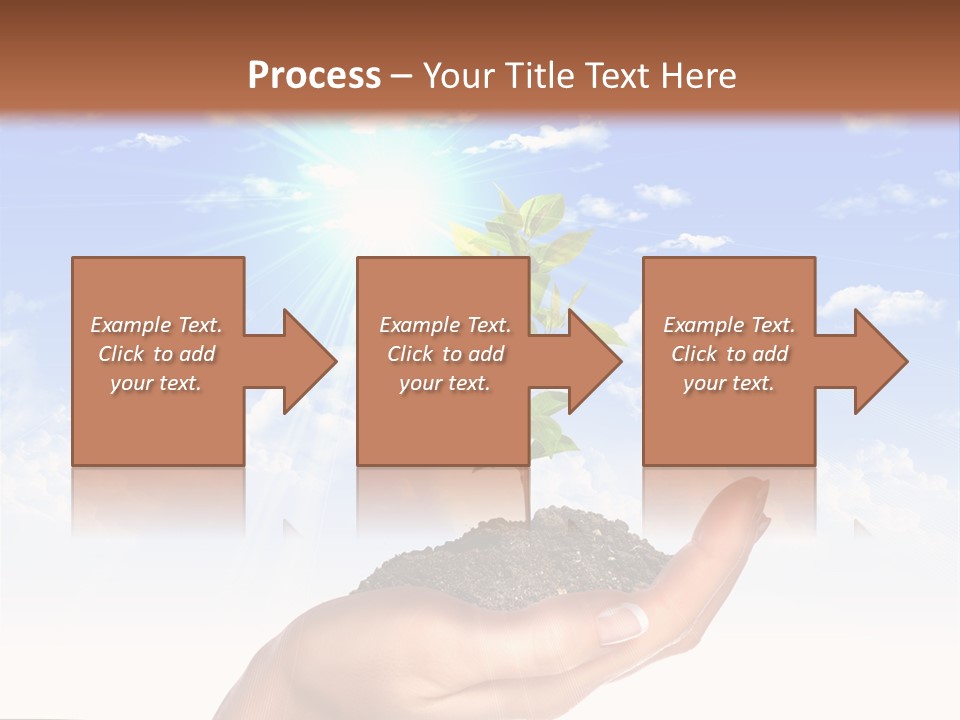 Light Pa Enger Airplane PowerPoint Template