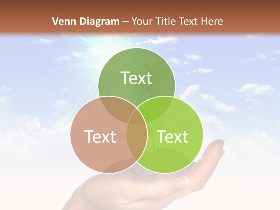 Light Pa Enger Airplane PowerPoint Template