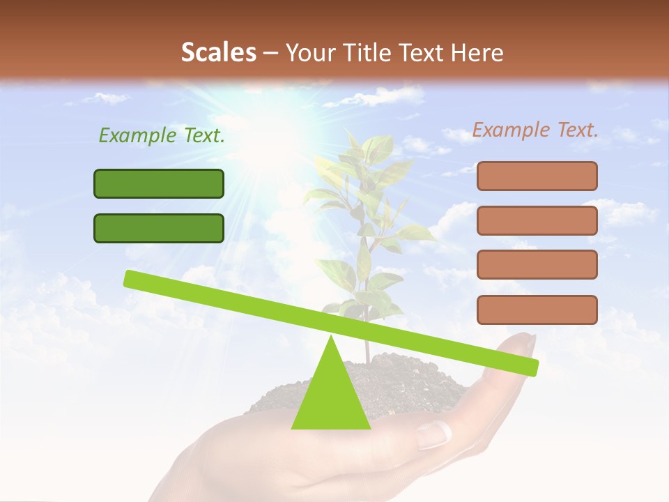 Light Pa Enger Airplane PowerPoint Template