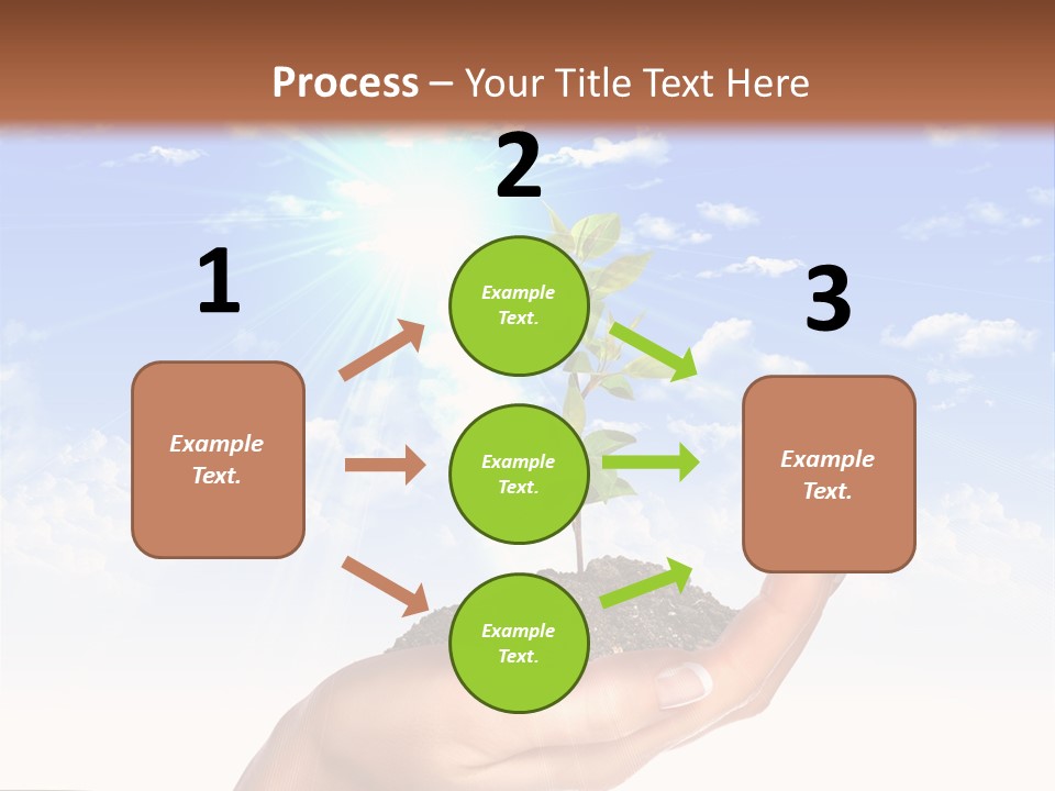Light Pa Enger Airplane PowerPoint Template