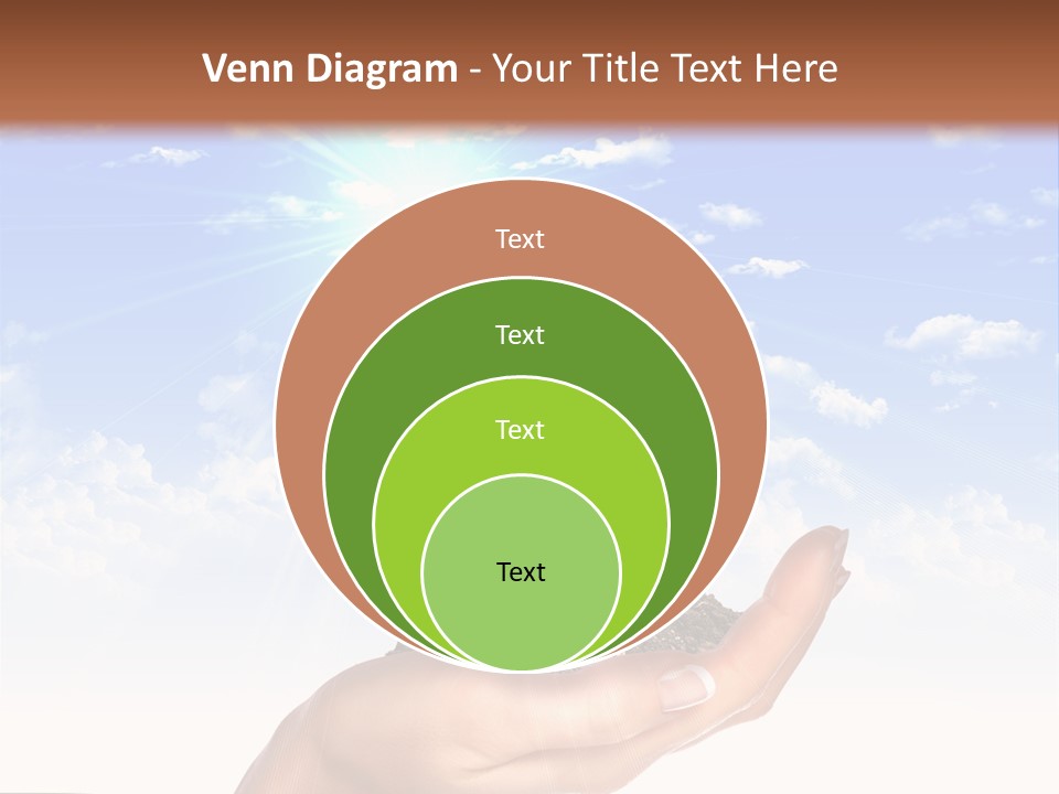 Light Pa Enger Airplane PowerPoint Template