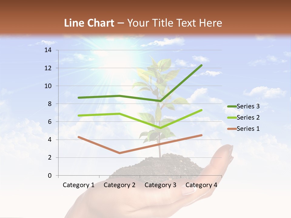 Light Pa Enger Airplane PowerPoint Template