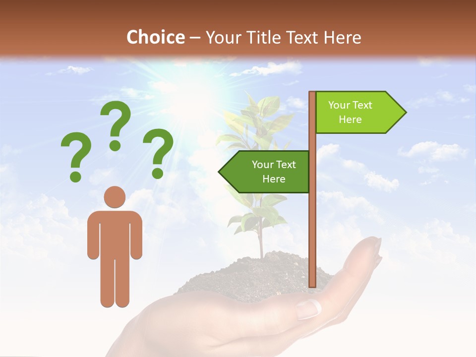 Light Pa Enger Airplane PowerPoint Template