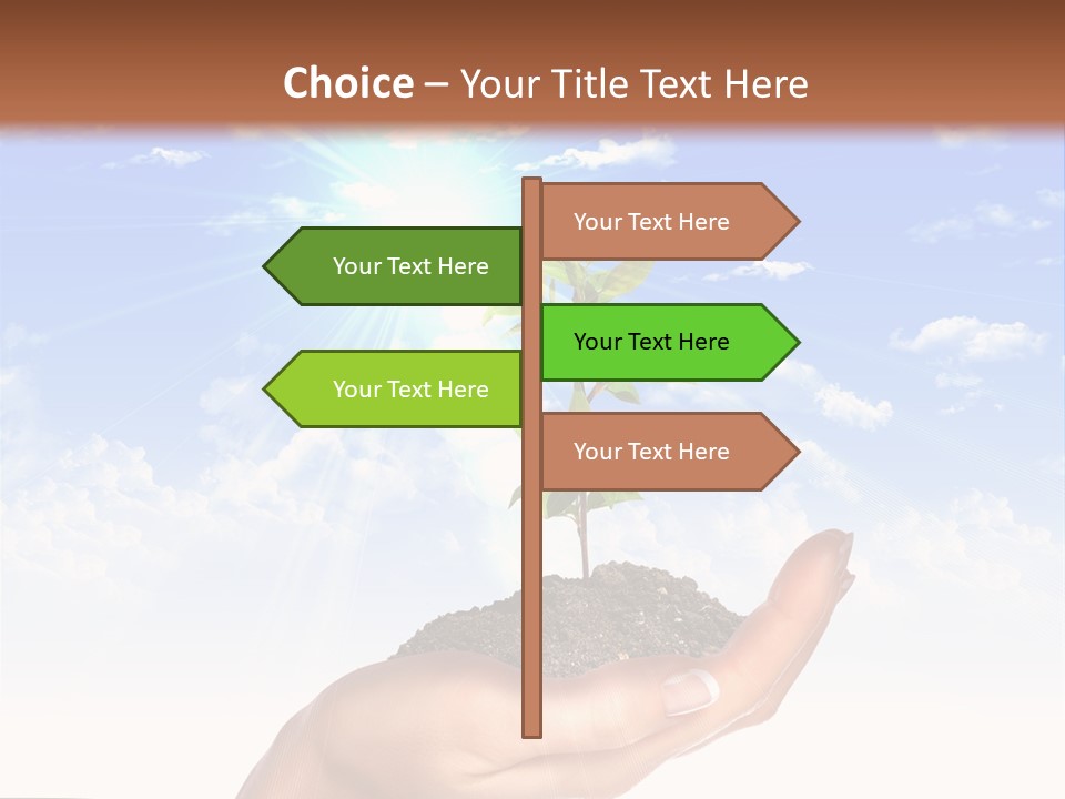 Light Pa Enger Airplane PowerPoint Template